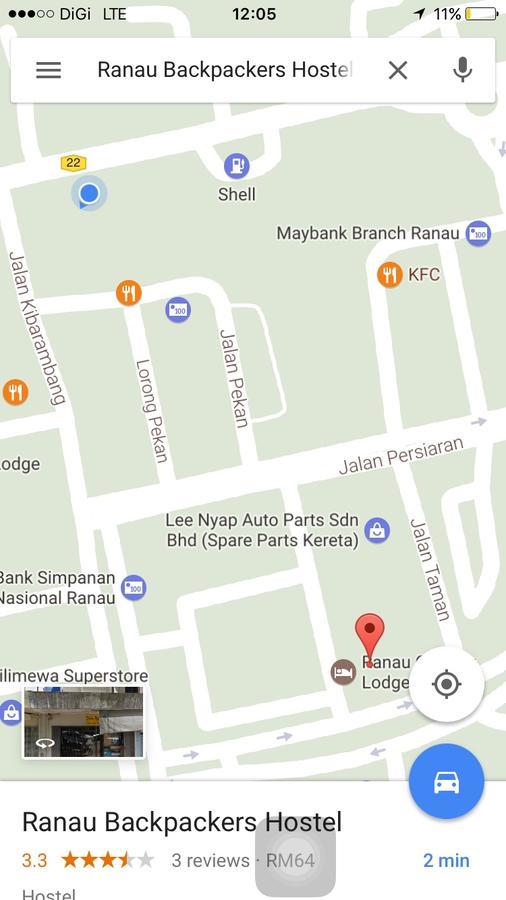 Ranau Backpackers Hostel Dış mekan fotoğraf